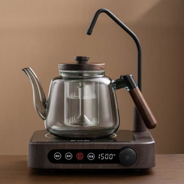 爐元素上水電陶爐 鏤空臺式多功能1500W大功率燒水爐智能煮茶爐