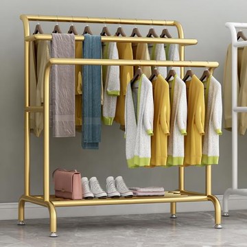 衣架臥室落地掛衣架衣帽架陽臺晾衣架曬鞋被子大容量收納衣服神器