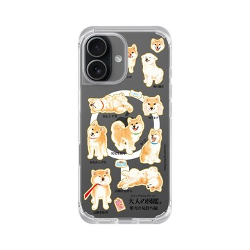 iPhone 17 ClearX (MagSafe 兼容) 晶透白 - 大人の図鑑 - 柴犬心情編