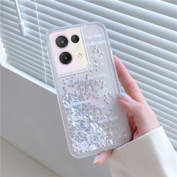 適用于oppoReno11手機殼10女款FindN3Flip防摔N2Flip方塊A1pro流沙Reno10pro+方塊A2包邊A97攝像頭A58軟殼A72