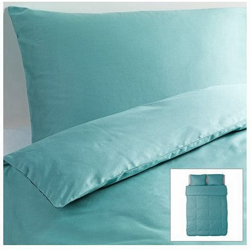 Ikea イケア 通販 ベットルーム カバー Gaspa 掛け布団カバー 枕カバー 枕カバー2枚 ターコイズ 0x0 50x60 Cm 702 297 25 通販 Lineポイント最大0 5 Get Lineショッピング