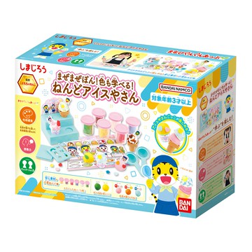 BANDAI 巧虎益智黏土系列 冰淇淋商店  1組  多色