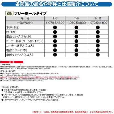 フェンス 目隠し 屋外 アルメッシュフェンス フリーポールタイプ 2型