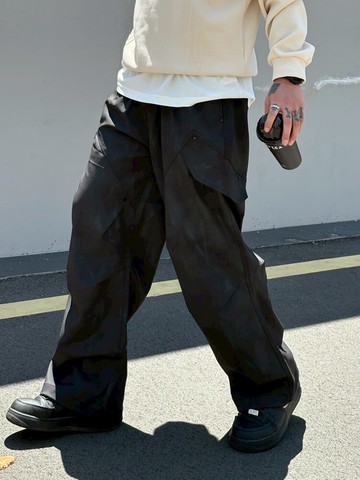 長褲-潮洗傘兵燈籠褲9995xd2119共2色rfd