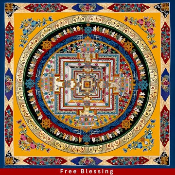 整體時輪曼陀羅——靈性實踐的藝術