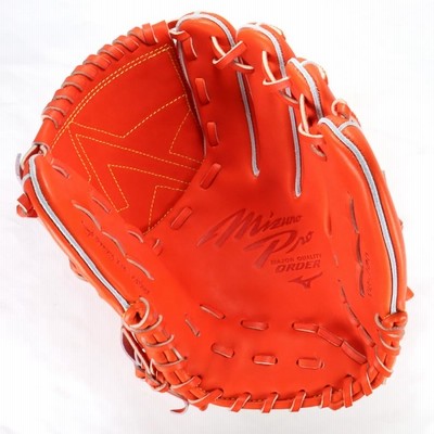 【人気】 最終値下げ ミズノプロ 投手用 オーダーグローブ 硬式用 レッド 野球 ミズノ 野球館オリジナル 硬式グローブ ミズノプロ 投手用