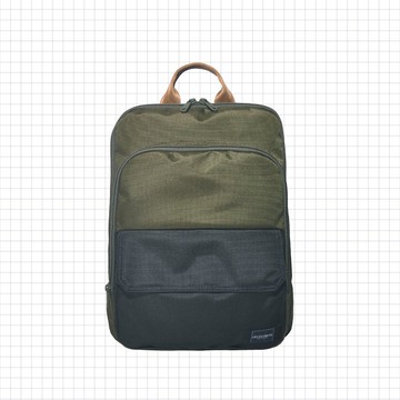 CR2 雙層方型後背包 CR2-1399-OG【 台灣原創品包包品牌】