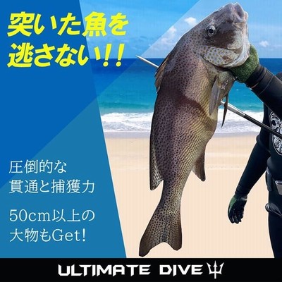 Ultimate Dive 銛先 シングルバーブ 30cm スピアフィッシング 魚突き 