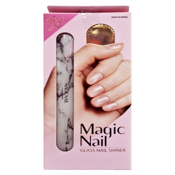 AlphaOptron 玻璃搓刀，含皮革套  1盒  N07 마블화이트