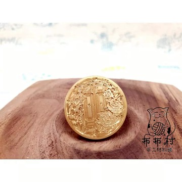 {布布村}32號窗邊玫瑰 火漆印章 封蠟印章頭 手帳裝飾 文創小物 復古火蠟印