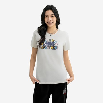 Roots 女裝- ATHLETIC DEPT 短袖上衣 (白色)