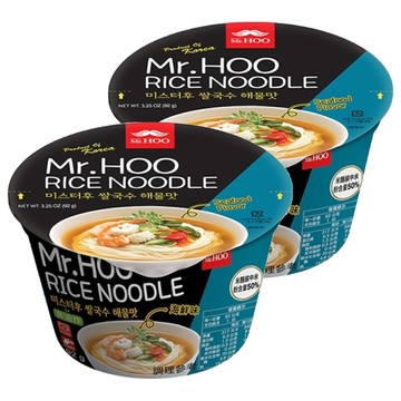 Mr.HOO 米麵線 海鮮味 92公克 米粉含量50% 韓國製造  2入