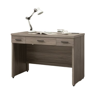 【MUNA 家居】662型4尺三抽書桌(共三色)古橡色