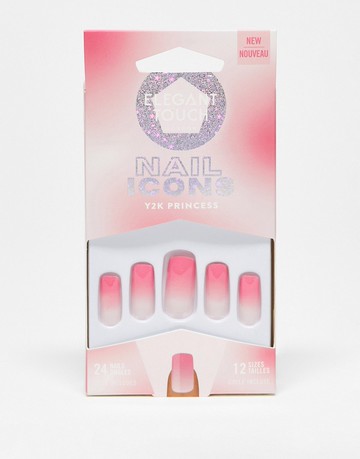 Elegant Touch Nail Icon False Nails - Y2K Princess-Multi