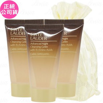 ESTEE LAUDER 雅詩蘭黛 特潤超導醒膚潔顏蜜(30ml)*3旅行袋組(公司貨)