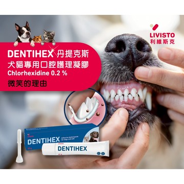 🌈寵物保健士⭐買就送⭐瑞士製 LIVISTO利維斯克 DENTIHEX®口腔護理凝膠/丹堤克斯/口腔殺菌/術後保健/洗牙