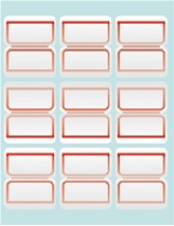 保護膜標籤LD-3022 LD-3023 25*30mm/90張