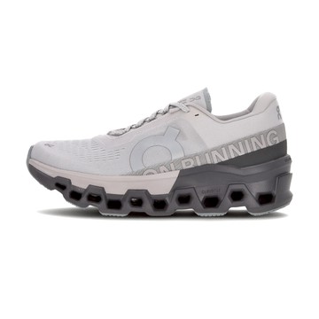 On Cloudmonster 2 昂跑 女鞋 冰霜灰岩石灰色 穩定 支撐 健身 休閒鞋 ON3WE10112564