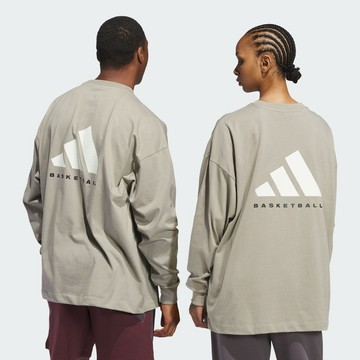 adidas ADIDAS BASKETBALL 長袖上衣 男/女 JD6130 官方直營