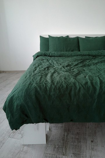 森林綠麻被套/柔軟麻/被套/被套