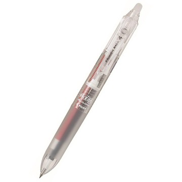 PILOT 日本限定四色按鍵魔擦筆-透明 P-6069-53