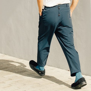 四面彈內刷毛九分褲