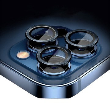 HH iPhone 15 Pro/15 Pro Max 帶定位輔助器鋁合金框(藍色鈦金屬)