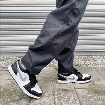 S.G Air Jordan 1 Low Shadow 553558-040-144 黑灰 影子 皮革 低筒 球鞋