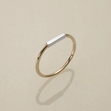 【 ARTE WHITE】XOZ - K10 矩形拚色戒指