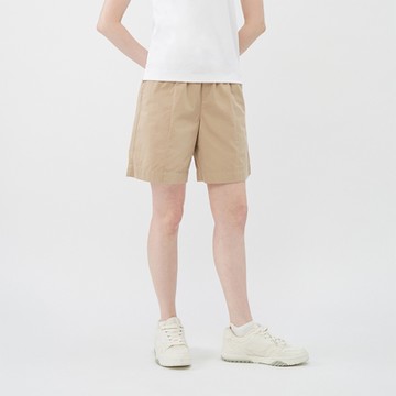 GIORDANO 女裝輕薄卡其短褲 - 28 稻米卡其