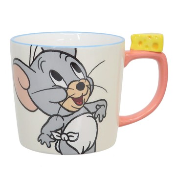 sunart 湯姆貓與傑利鼠 85週年紀念 造型陶瓷馬克杯 NR27817