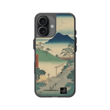 iPhone 17 Clear (相機按鈕) 酷墨灰 - Van Gogh Museum - 浮世繪系列東海道五十三次名所圖會 - 歌川廣重