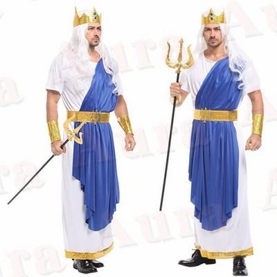 ハロウィン衣装 ギリシャ 海神ポセイドン Poseidon 男性用 メンズ用 キャラクター 王様 国王 王子様 海の神 ハロウィン コスプレ衣装 コスチューム 仮装 通販 Lineポイント最大get Lineショッピング