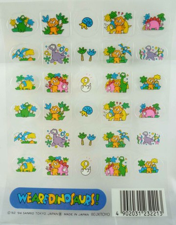 【震撼精品百貨】We Are Dinosaurs Sanrio 恐龍 貼紙 震撼日式精品百貨