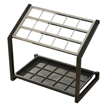 15格雨傘架 粉體烤漆 耐磨耗耐氧化 台灣製造  黑色  1組  48 x 29.5 x 43 cm