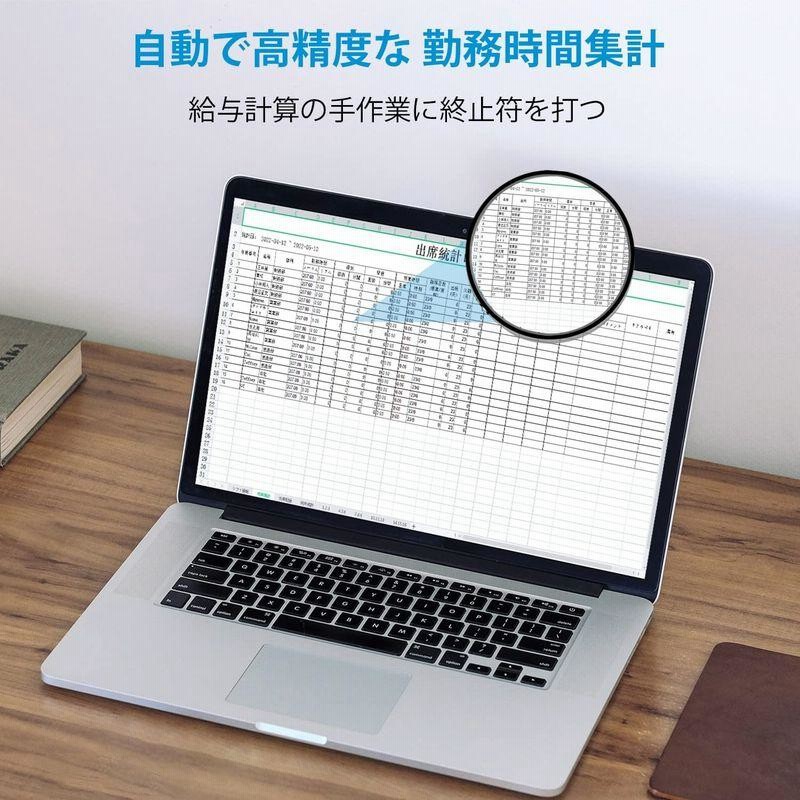 Amazon.co.jp: NGTeco 指紋認証タイムレコーダー Wi-Fi対応 内蔵