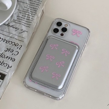 🇰🇷 韓國KKOBA 現貨 MAZZZZY 磁吸式 MagSafe 蝴蝶結 卡套 手機支架 卡片套 韓國文創