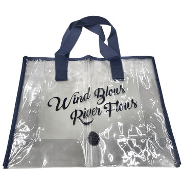 COMET 大容量透明防水袋 (TSBAG01) 藏青色 PVC材質  44.5 x 34.5 x 14.5cm  1個