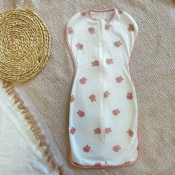 ins風卡通純棉嬰幼兒睡袋寶寶四季通用新生兒無袖背心兒童防踢被鑫弘-萌寶童裝可開發票