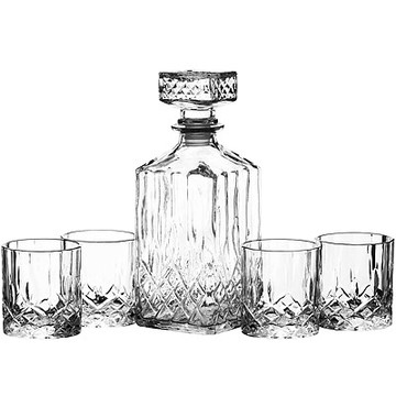 《KitchenCraft》烈酒瓶+玻璃杯4入- 分酒器