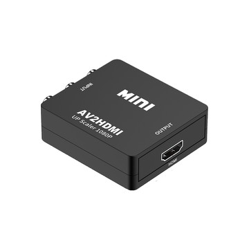 Sily 1080P AV轉HDMI視頻轉換器 RCA影音數位訊號轉接盒 筆電/電視/投影機/螢幕/DVD連接集線器