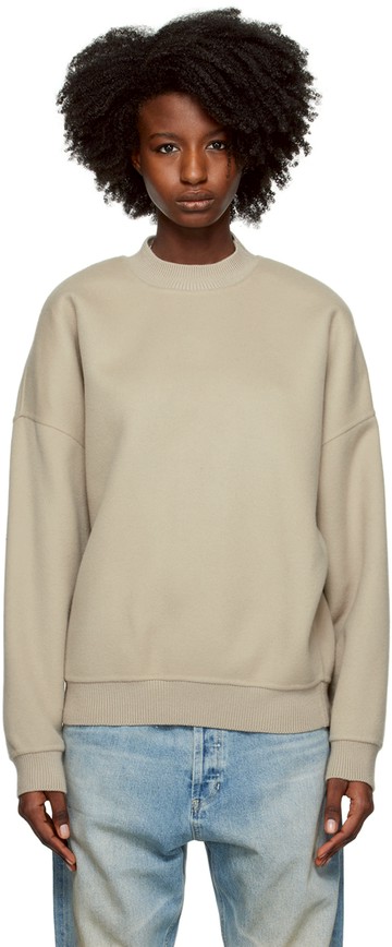 Fear of God 驼色拉绒毛衣