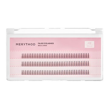MERYTHOD 單株假睫毛 A型 10mm  黑色  1盒