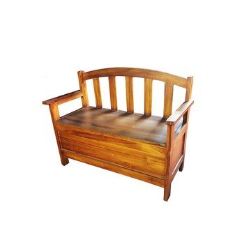 【吉迪市100%全柚木家具】UNCF-14 柚木可收納式造型穿鞋椅 收納