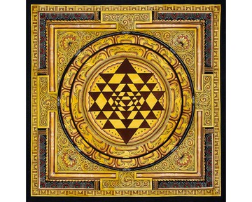 三摩耶曼陀羅唐卡 — 豐盛與和諧的神聖幾何