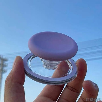 【台灣出貨】簡約韓風純色磁吸矽膠支架蘋果手機可愛氣囊伸縮ins15桌面瑪卡龍磁吸支架 磁吸手機架 磁吸手機 磁吸 支架