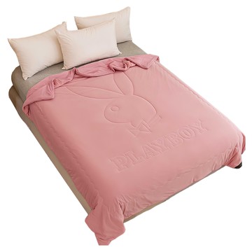 PLAYBOY 素色涼感冰冰被  200 x 150cm  莓果粉