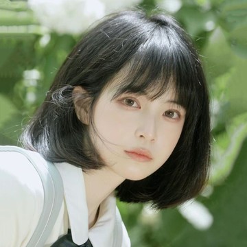 新款假髮女短髮波波頭 全套可愛圓臉整頂假髮套頭 整頂假髮 假髮 空氣劉海 假髮女 仿真 假髮女整頂 黑色假髮 全頭套