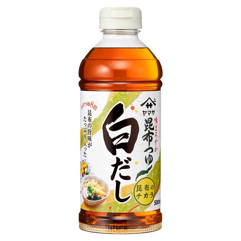 ヤマサ 昆布つゆ白だし 500ml×12本