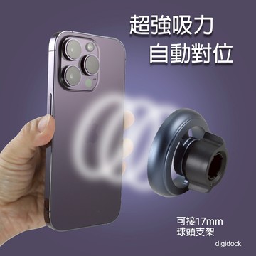 【迪克車架】MSC-02 MagSafe專用 鋁合金強力磁吸頭 (MSC-02)